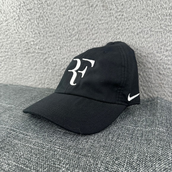 Nike RF Aerobill Heritage 86 Cap Tennis Hat Dri-Fit AH6985-010 Adult BLACK - Picture 1 of 7